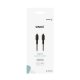 Sinox Optisk Kabel. 1,5m. Sort