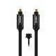 Sinox SHD Optisk Digitalt Kabel. 1,5m. Sort