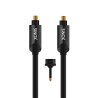 Sinox SHD Optisk Digitalt Kabel. 1,5m. Sort
