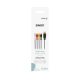 Sinox 5-pin DIN til 4 Phono Kabel. 0,2m. Sort