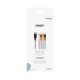 Sinox 5-pin DIN til 4 Phono Kabel. 1,0 m. Sort