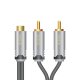 Sinox SHD Phono Adapter. 0,2m. Sort