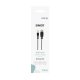 Sinox 5-pin DIN til mini Jack Kabel. 1m. Sort