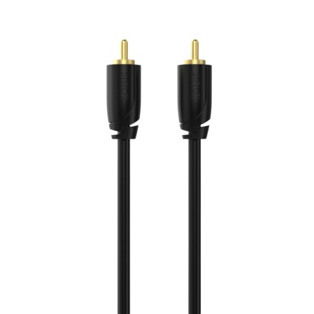 Sinox PRO Digitalt Coaxial Kabel. 3m. Sort
