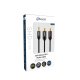 Sinox SHD mini Jack Til Phono Kabel. 0,75m. Sort