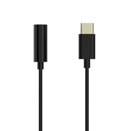 Sinox PRO USB C til mini Jack Adapter. 0,15m. Sort