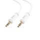 Sinox mini Jack Kabel. 1m. Hvid