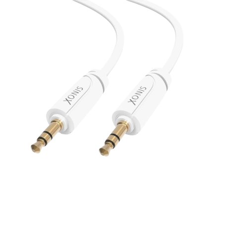 Sinox mini Jack Kabel. 1m. Hvid