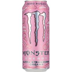 Monster Ultra Strawberry Dreams   50 cl  (dåse)