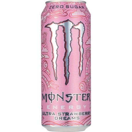 Monster Ultra Strawberry Dreams   50 cl  (dåse)
