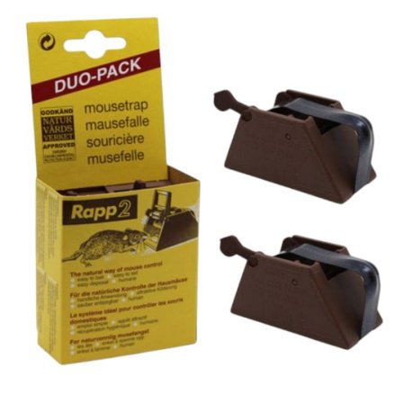 Musefælde rapp2 á 2 stk.
