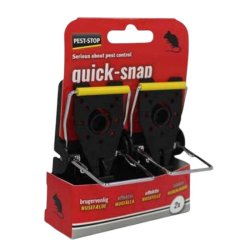 Musefælde Plast quick Snap á 2 stk.