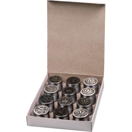 Metal Grinder mini "Cannabis"  Ø 30mm/H25mm