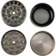 Grinder Metalkværn/Perforeret Plade 4 dele, Ø 40 mm/H 39 mm