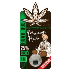 Euphoria CBD Hash Marokkansk 25% CBD    "1 gram"