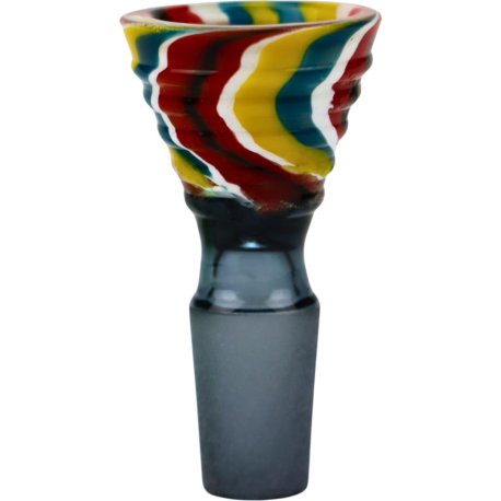 Bonghovede  Glas Glasstribet Mønster  14,5 mm