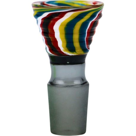 Bonghovede  Glas Glasstribet Mønster  18,8 mm