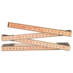 Tommestok Af Træ 2 m