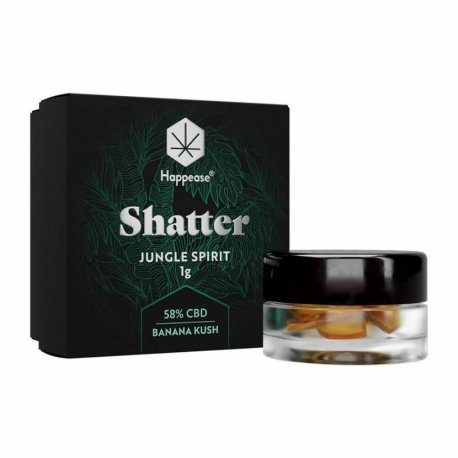 Shatter Extract Jungle Spirit  58% CBD  "1 gram"