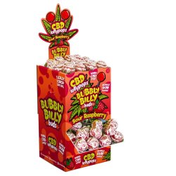 Bubbly Billy Buds Hindbær Slikkepinde 10 mg CBD