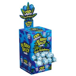 Bubbly Billy Buds  Blue Raspberry Slikkepinde 10 mg CBD