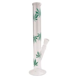 Bong Glas Lige   "Flerbladet"  H 40 cm