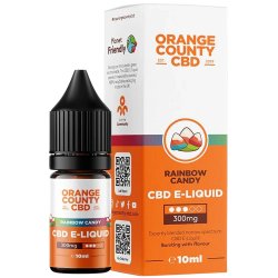 Orange County CBD E-væske Rainbow Candy,  "10 ml"