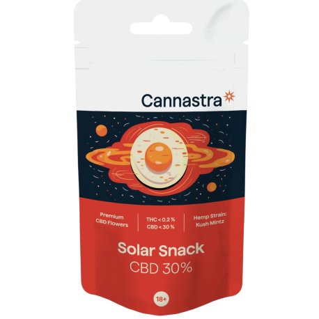 Cannastra CBD Blomster Solar Snack, CBD 30%  "1 gram"