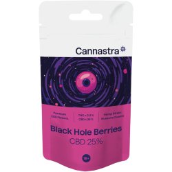 Cannastra CBD Blomster  Black Hole Berries CBD 30%  "1 gram"
