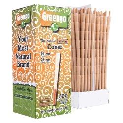 Greengo Cones Medium Ubleget 98/26 mm Uden Logo 800 Stk