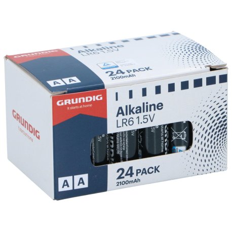 Grundig AA batterier Alkaline - 24 stk