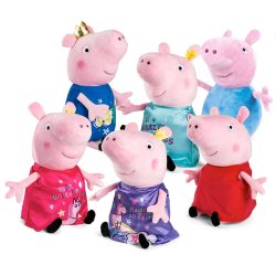 Gurli Gris bamse   "27 cm"  Blå