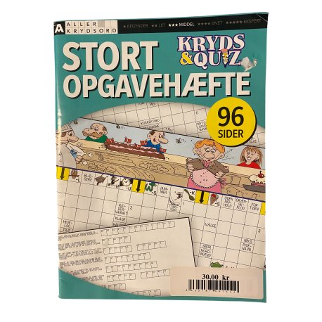 Kryds & Quiz Stort Opgavehæfte