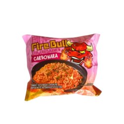 Fire Bull Stir Fried Carbonara Ramen 135 gr
