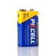 PKcell  9V 6LR61 DC Ultra Alkaline-batteri  "1 stk"