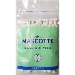 Mascotte Slim Filters Carbon 6 mm 120 stk
