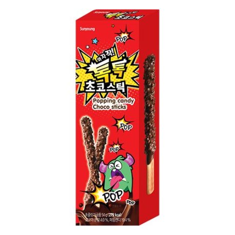 Popping Choko Sticks (Sunyoung)  54 gr