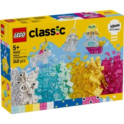 LEGO Classic Magisk Transparent Klodssæt  340 Dele "5+år"
