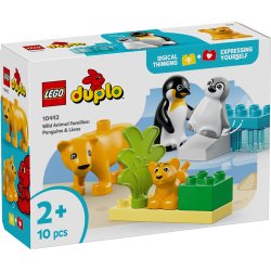 LEGO  DUPLO Dyr på Eventyr: Pingviner og Løver  10 Dele  "2+år"