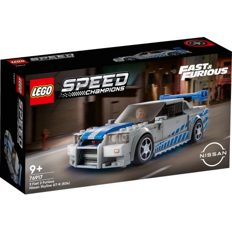 LEGO Speed  2 Fast 2 Furious Nissan Skyline GT-R (R34) - 319 Dele  "9+år"