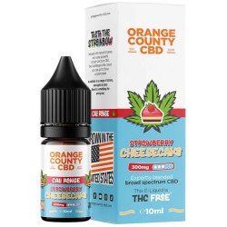 Orange County CBD E-væske Strawberry Cheesecake "10 ml"