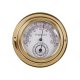 Messingfinish Termometer & Hygrometer