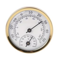 2-i-1 Vægmonteret Termometer Hygrometer