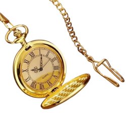 Gyldenfarvet quartz Lommur