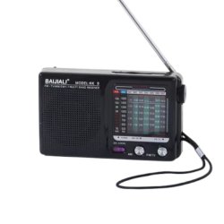 Lommeradio, AM/FM/TV/SW Multibåndradio med Hovedtelefonstik