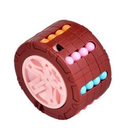 3D Puslespil Kub med Gyro Snurrende Labyrint  