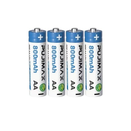 PUJIMAX  AA 1,2V  Lithiumbatteri  800mWh  Genopladeligt  