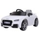 Audi TT RS ELBil  12V m/2.4G+Gummihjul  "Hvid"
