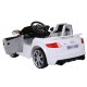 Audi TT RS ELBil  12V m/2.4G+Gummihjul  "Hvid"