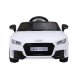 Audi TT RS ELBil  12V m/2.4G+Gummihjul  "Hvid"